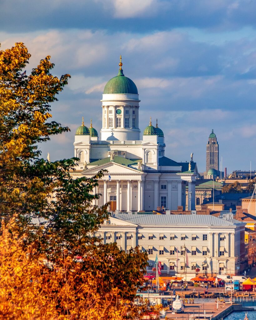 Helsinki Cathedral and the City Hall