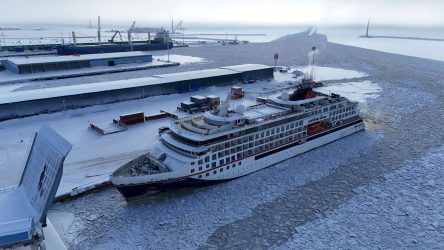 Hanseatic Nature visiting Port of Kemi in February 2026.